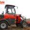 Qingdao Everun 1.2 Ton Compact Snow Bucket Wheel Loader With CE Approved
