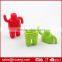 Food grade Silicon tea infusion balls human shape Mr.tea