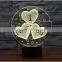 Acrylic custom shaped fancy electrical cartoon lamp