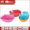 Wholesale custom mold plastic fruit mixing bowl custom cute shape salad bowl