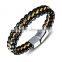 mens leather bracelet fashion bracelets 2017 real cow leather bracelet