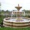 Outdoor decoration stone carving marble large italian garden fountain