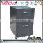Grey color under desk small 3 drawer mobile metal file cabinet on sale