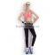 custom summer ladies high stretched dry fit fitness yoga pants