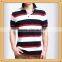High quality men's cotton green striped polo shirt wholesale China