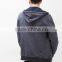 Plain trendy men's zip up hoodies wholesale