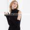 Black stylish ladies long fingerless thickening cashmere glove