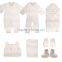 High quality 2017 wholesale 100% cotton cute cartoon baby gift set clothes