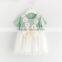 Wholesale summer cotton printing children clothing 2016 girl dress