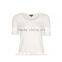 Full size plain dyed elastic comfortable slim casual plain color t-shirt custom design t-shirt