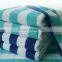 Hot sales blue white stripe wholesale beach towels hotel