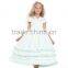 High fashion girl long dresses latest ruffle dresses for girls of 7-16 years old