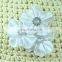 Triple Satin Cluster Flower with Rhinestone Hair Accessories
