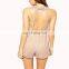 New White Wrap Tops and Shorts Elegant Office Fancy Ladies Suits