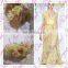 Aidocrystal yellow plastic crown flower,artificial flowers hair accessories for wedding
