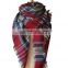 18 colors acrylic cashmere plaid scarf plaid blanket scarf women
