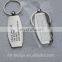 Custom LOGO design oblong metal name sublimation blank keyring keychain,laser engraving Square Oval round Blank Metal Key ring,