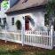 Community pvc picket fence long life pvc vinyl fence white picket fence garden edging