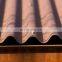 Corten steel ASTM A588 metal vertical corrugated roofing