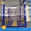 7LSJC Jinan SevenLift post structure garage used manual easy operation car lifts high lift 4 post