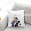 Cute Animal printed velvet cushion cover throw pillow case