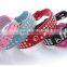 Three Rows Diamonds Pet Collar Leash Training Dog Pulling Rope Pet Neck Chain Pet Supplies