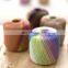 Yarncrafts wholesale high quality 0.8mm cotton silk crochet fancy yarn for knitting DIY craft decoration