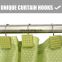 Hot Sale Green dot design mildew resistant cheap shower curtain