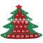Felt Christmas Wall Hanging Tree Calendars for Decorations