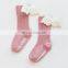2020 Baby Girls Knee High Socks Angel wing Summer Autumn Cotton Socks Solid Candy Color Kids Toddler Short Socks For Children