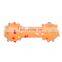 Wholesale Custom Eco friendly Safety Vinyl Pet Toys Dumbbell Style Dog Chew Ball Toys