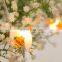Solar led outdoor garden string honey bee light home decor lighting indoor christmas spring decoration strip fairy lights