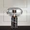 bedroom table lamp marble base table lamp with glass cover