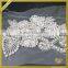 Large handmade beaded flatback rhinestone applique embroidered patch FHA-057