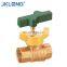 Brass Natural Gas Ball Valve, Female Thread, Butterfly Hand, With Lock