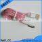 Red Color usb lighting cable for mobile phone charger 1m