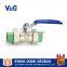 Valogin High quality 90*90 Brass Ball Valve With PPR pipe