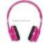 pink functional long wireless colorful bluetooth headset for children, girls                        
                                                                                Supplier's Choice