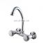 Single Handle Brass Tap Antique Chrome Basin Brass Faucet