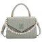 Wholesale price handbags for women luxury women hand bags pearl shoulder strap handbags fashion leather purses and handbags
