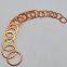 16*22*1.5mm flat copper washer ring washer copper washer made in China