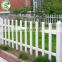 Villa cottage durable short garden fence white pvc fence