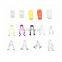 New Mixed Auto Bumper Wheel Eyebrow Fender Plastic Fastener Screw Rivet For All Cars Clip Set