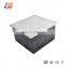 Silver Ac Brushed Golden Metal Power Multi Insert Network Floor Box