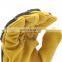 TPR anti impact HPPE lining cut resistant leather work gloves