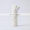 2021 Modern Nordic Simplicity Irregular Shape White Matte Ceramic Porcelain Home Decor Flower Vase