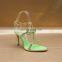 women handmade high heel jewelry sandals shoes ladies fancy stones bridal party footwear shoes also available in different color
