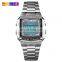 Luxury goods stainless steel strap 1381 military watch with 2time and 5alarm Relojes De Marca