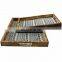 square wooden tray