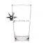 500ml .50 Caliber Bullet Pint Glass Handmade Embedded Copper Borosilicate Bullet Glass